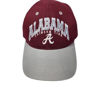 Alabama Crimson Tide Maroon and Gray Cap Adjustable NWOT